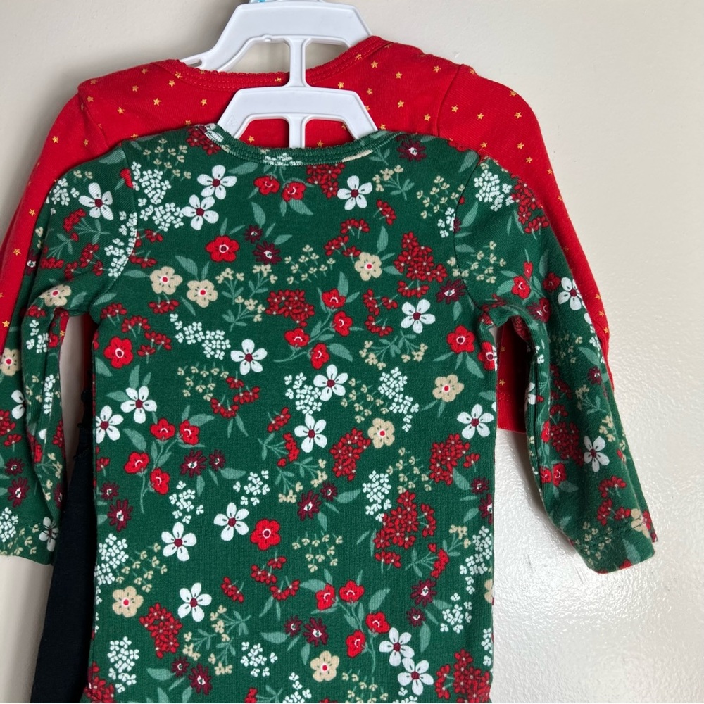 Baby Girl Carter's 3-Piece Floral Holiday Outfit Set - Picture 7 of 8